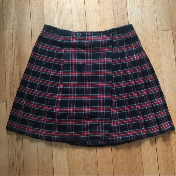 Perfect punk red plaid school kinderwhore skirt - Picture 7 of 14